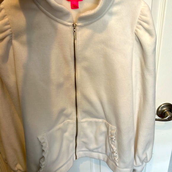 Illy Pulitzer Cabello Fleece Zip Up- wore once Size M - Picture 7 of 7